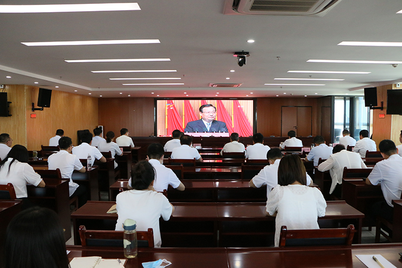 寧夏建投組織收聽收看寧夏回族自治區(qū)第十三次黨代會開幕大會直播實(shí)況